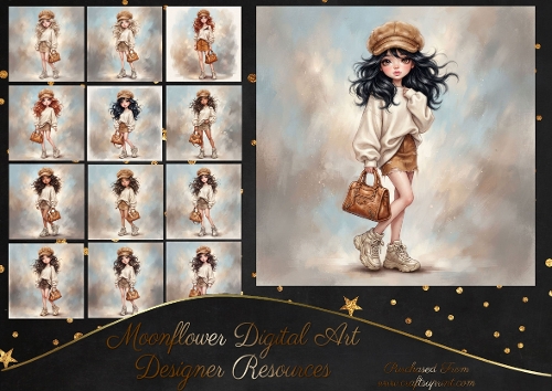 Cute  fashion girls 