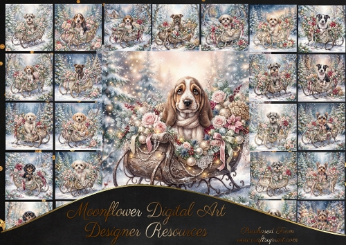 Festive sleigh pups 4