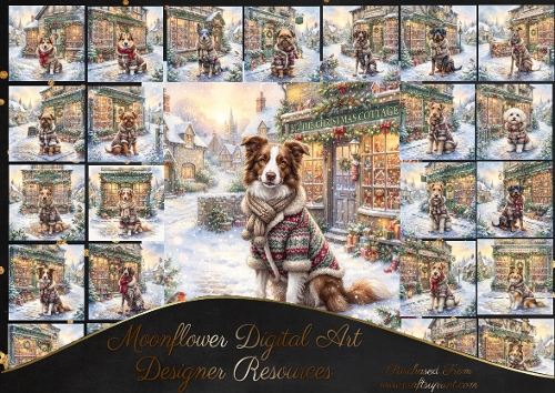 Waiting at the Christmas shop 2