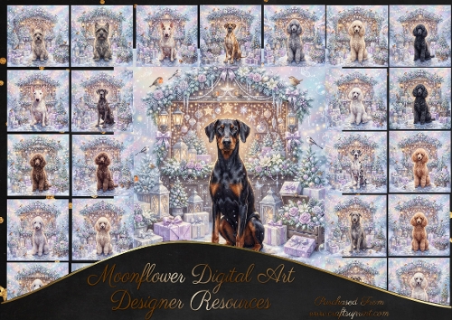 Christmas Paws & Sparkling Stars 1