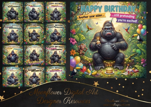 Birthday gorilla
