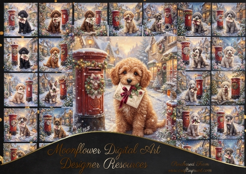 Festive post pups 1