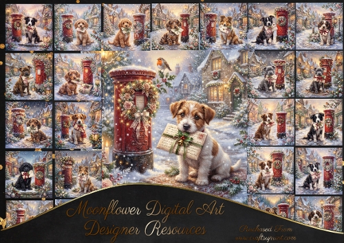 Festive post pups 3