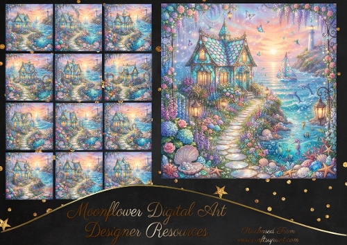 Sea cottage garden 