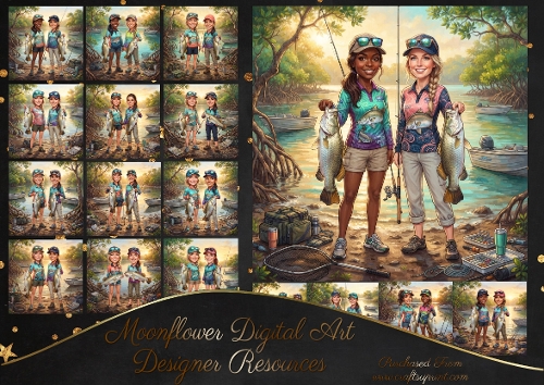 Aussie fishing  girls 5