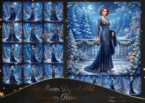 Beautiful festive ladies 3