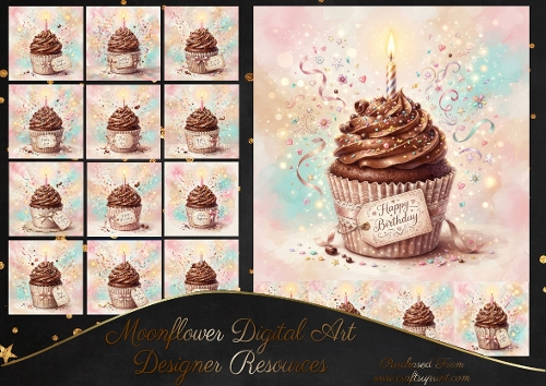Birthday cupcakes