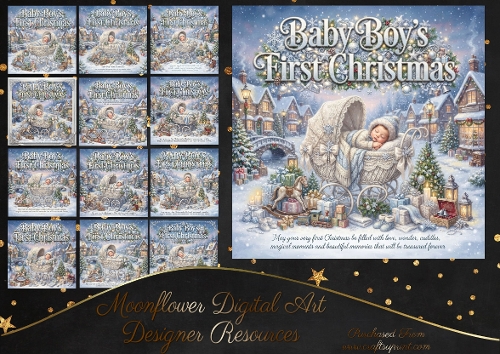 Baby boy first Christmas 