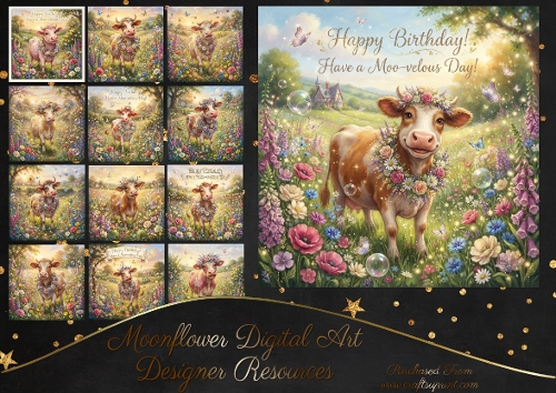  Birthday  cow  wishes 