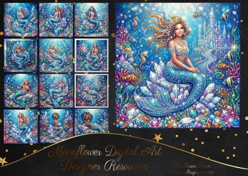 Bejewelled mermaid 