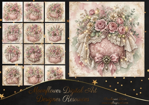 Beautiful floral pocker