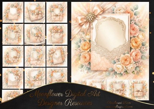 Beautiful floral  envelope 4