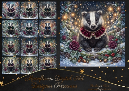 Winter badger 