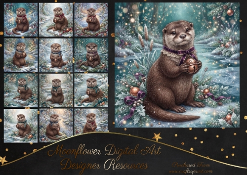 Winter otters