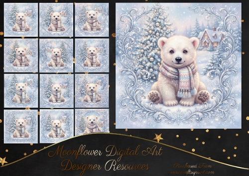 Winter polar bears 