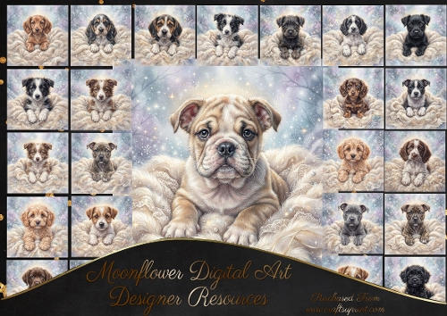 Dreamy snowflake pups 3
