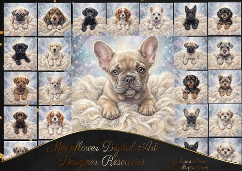Dreamy snowflake pups 4