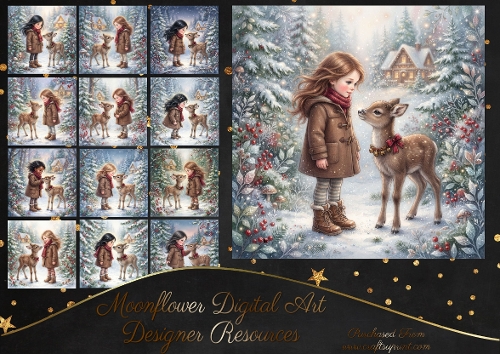 Little festive fawn 