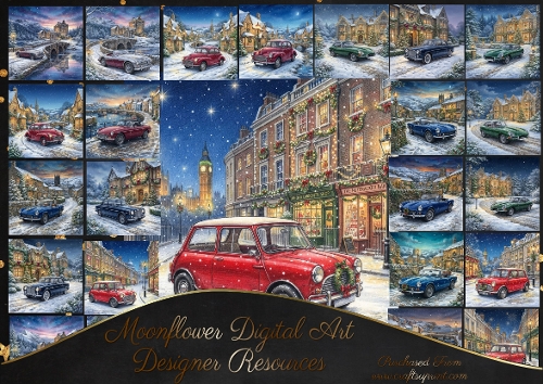 British vintage winter car collection 3