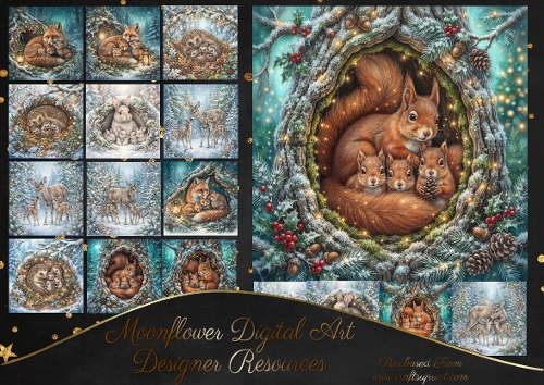 Winter animal mix 3