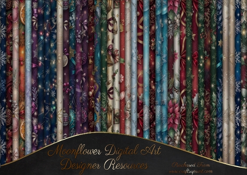 Mega Christmas background bundle 