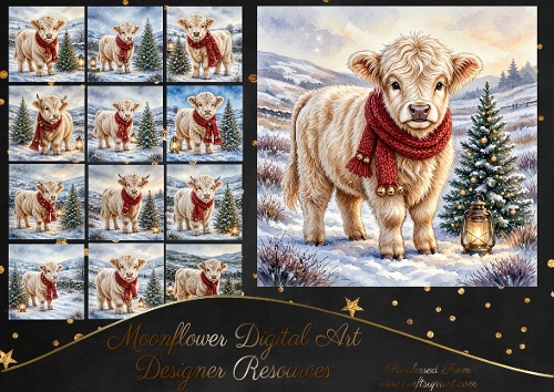 Festive cows