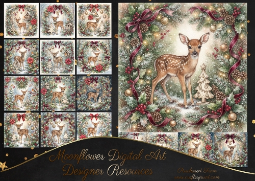 Festive fawns