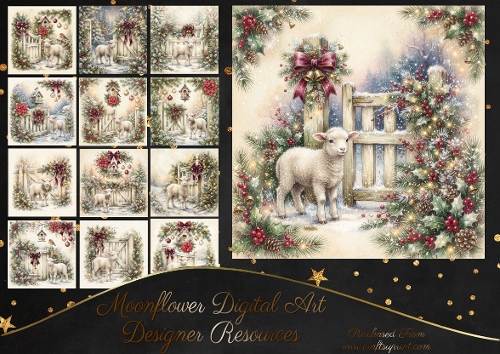 Festive lambs