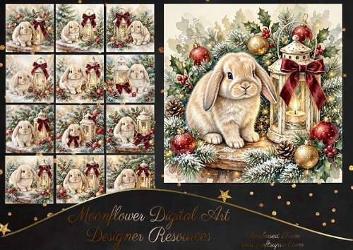 Festive rabbit 1