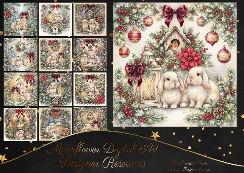 Festive rabbit 2
