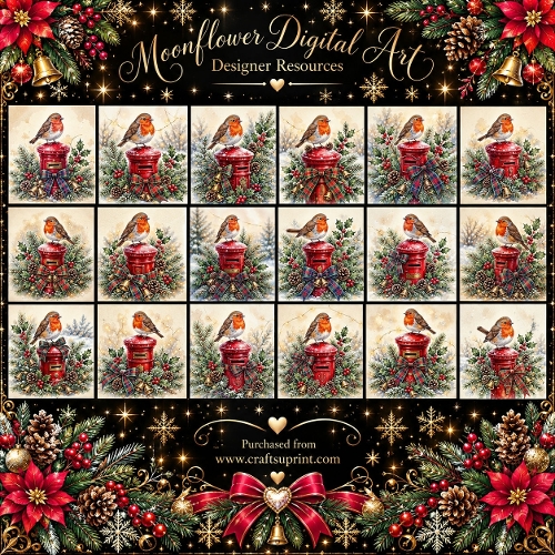 Christmas robins 2