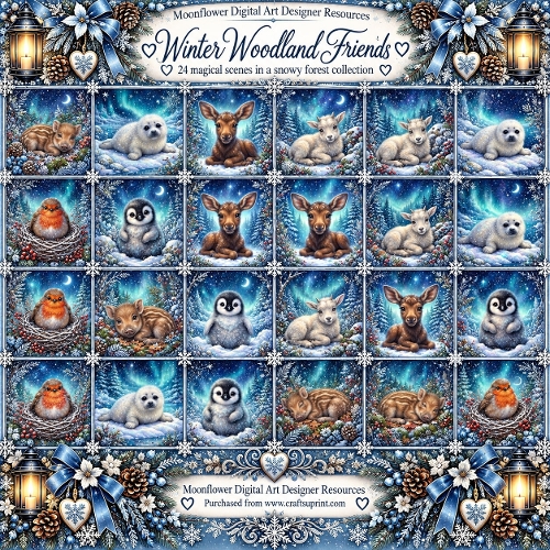 Winter woodland friends 3