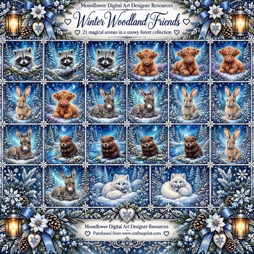 Winter woodland friends 4