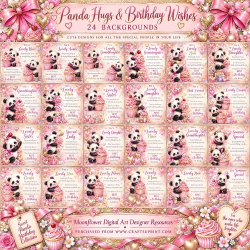 Birthday pandas