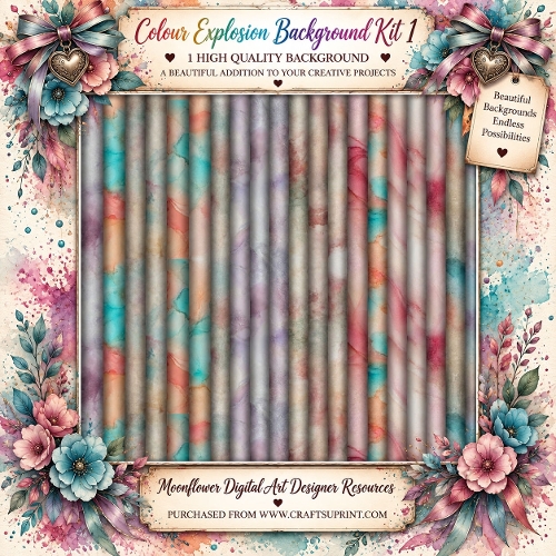Colour explosion background kit 1 