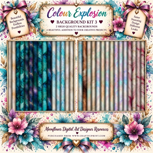 Colour explosion background kit 3