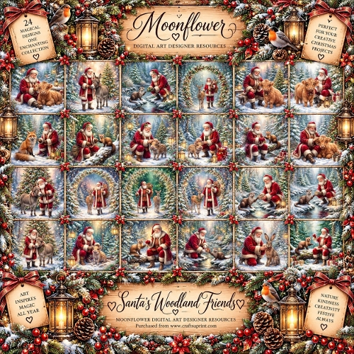 Santas woodland friends 1