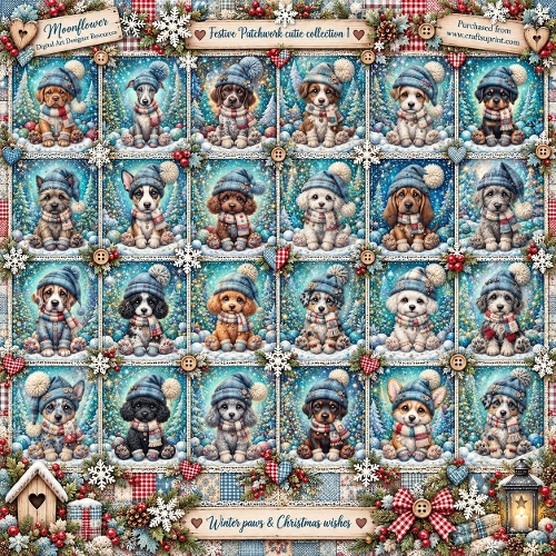  Festive Patchwork cutie collection 1