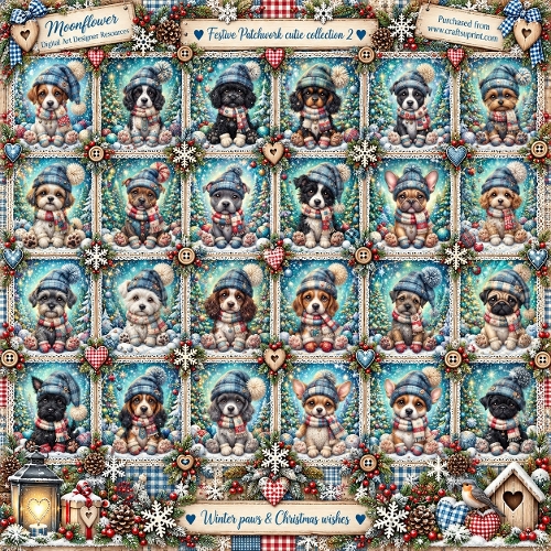  Festive Patchwork cutie collection 2