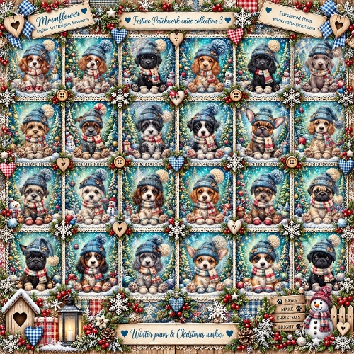  Festive Patchwork cutie collection 3