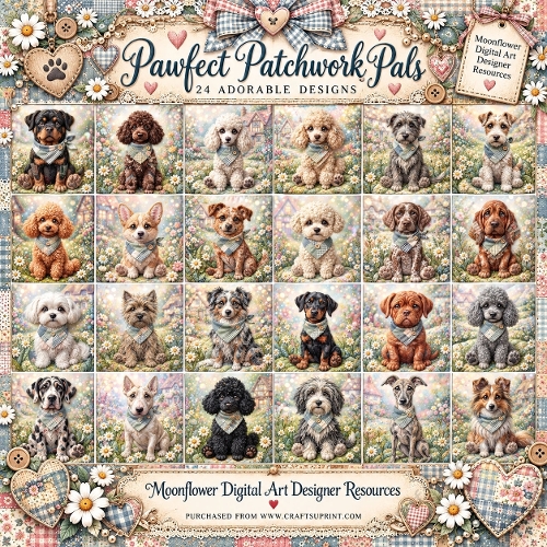 Pawfect patchwork pals 1