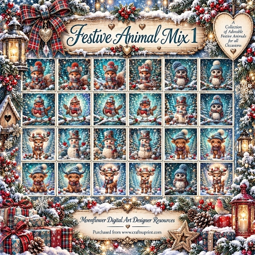 Festive animal  mix 1