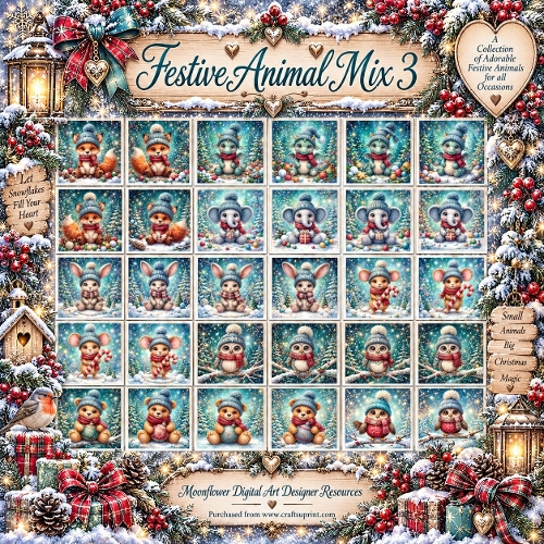 Festive animal  mix 3