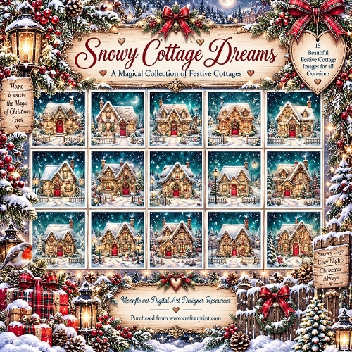 Snowy cottage dreams 