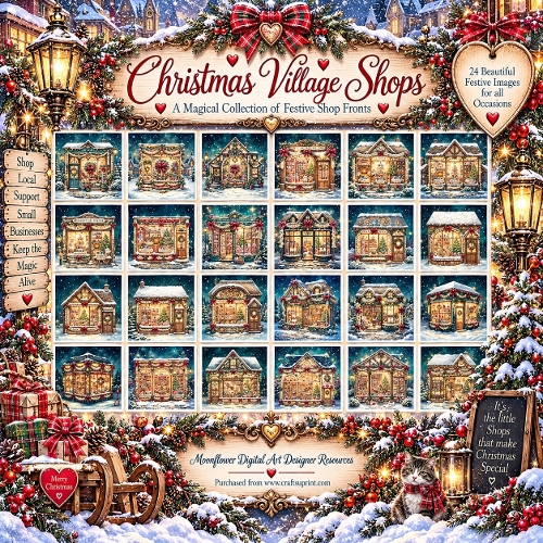 Festive village shops 
