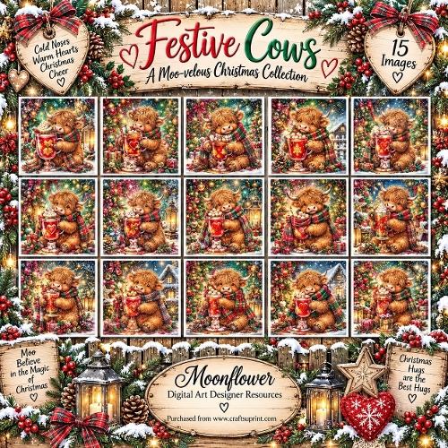 Festive cows 