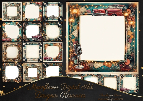 Rock N Roll border frames CUSTOMER REQUEST 