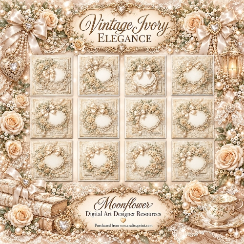 Vintage ivory elegance 