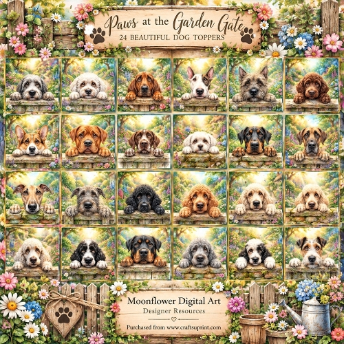 Paws at the garden gate 1