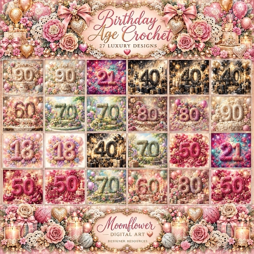 Birthday age crochet